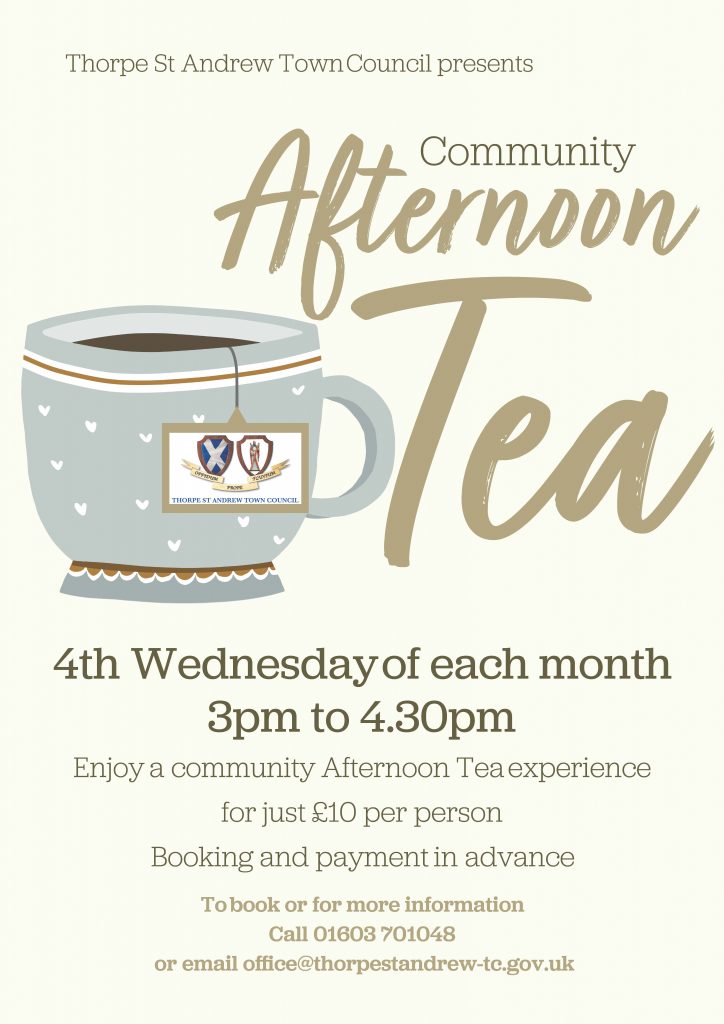 Afternoon Teas – Thorpe St Andrew Town Council