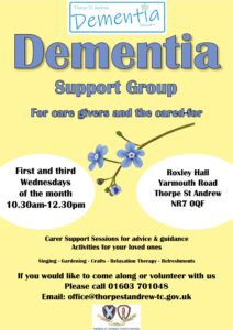 Dementia Support Group Flyer
